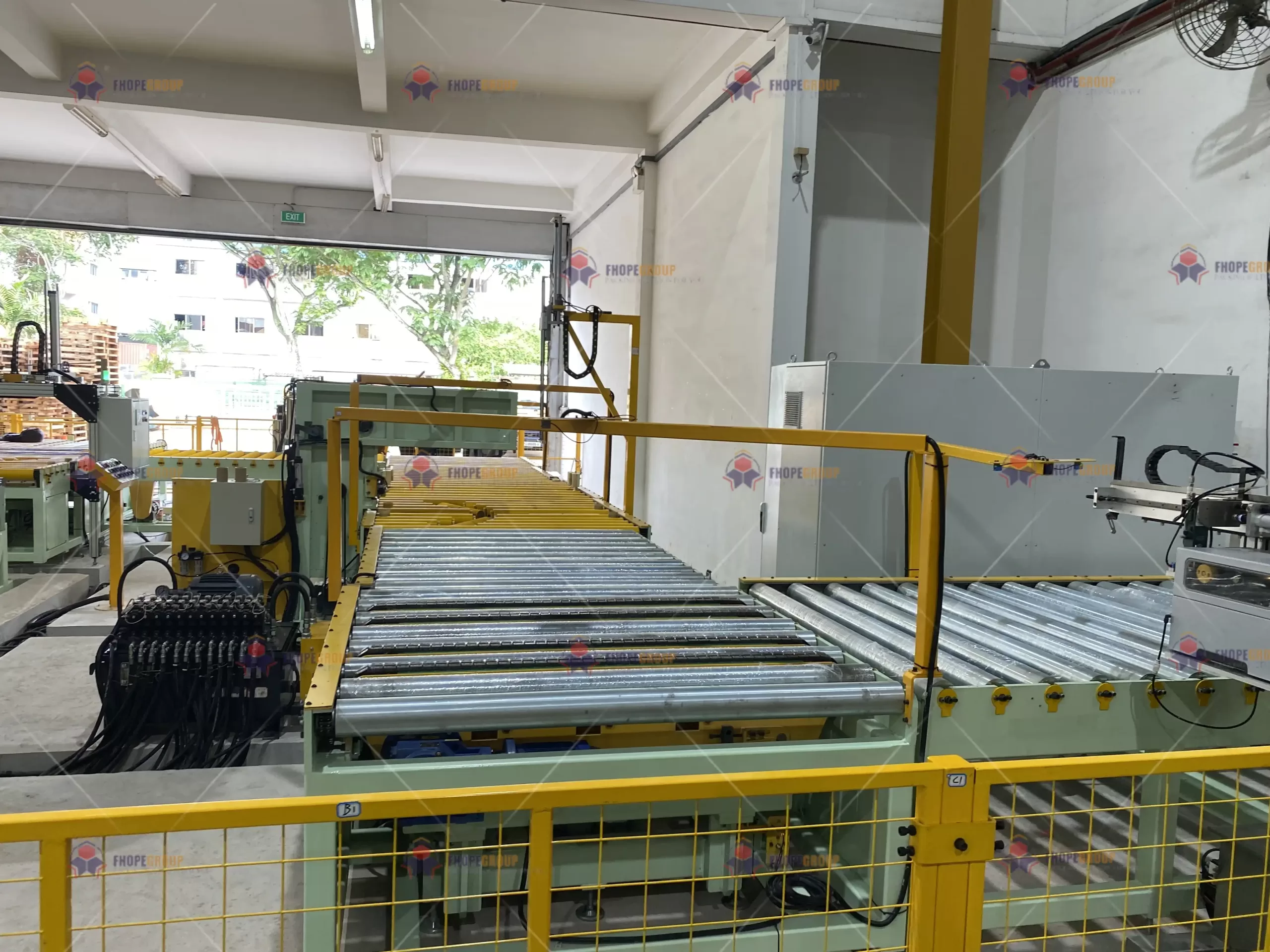 Stainless steel coil packing line